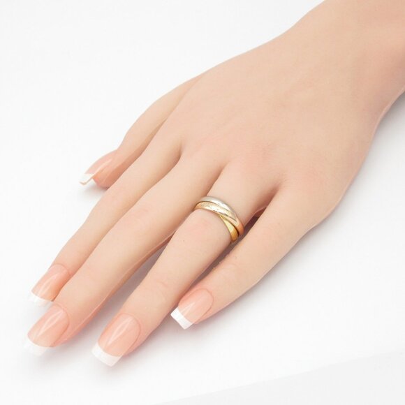 CARTIER 18k Yellow Gold Trinity Ring - Picture 6 of 6